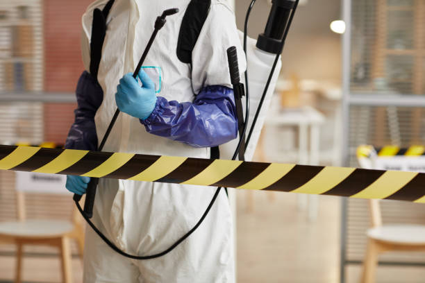Professional Biohazard Cleanup technician working in Summerfield, NC